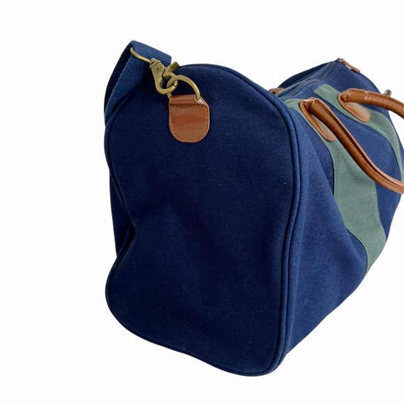 Vintage Ralph Lauren Weekender Color Block Duffle Bag Tote | Embroidered Polo - Picture 5 of 8